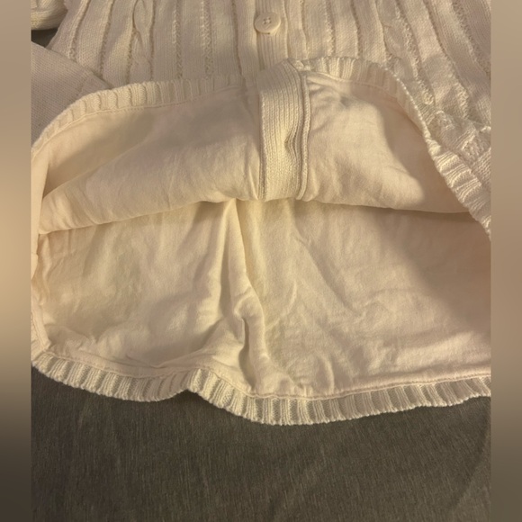Koala Kids Embroidered🪡Stars⭐️& Hearts💕Buttoned Knit Sweater Ivory Sz4T - Picture 3 of 6